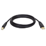 Tripp Lite U022-010-R USB cable 120.1" (3.05 m) USB 2.0 USB A USB B Black
