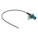 DeLOCK 90734 coaxial cable 1.13 0.2 m FAKRA Z I-PEX MHF1 Black, Blue