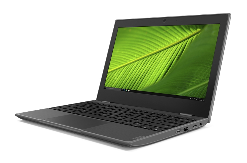 Lenovo 100e Windows 2nd Gen Intel® Celeron® N4000 Laptop 29.5 cm (11.6") HD 4 GB LPDDR4-SDRAM 64 GB eMMC Wi-Fi 5 (802.11ac) Windows 10 Pro Education Black