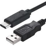 Cablenet 2m USB 3.1c Male - USB 2.0 Type A Male Black Cable