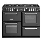 Stoves 444411419 cooker Range cooker Electric Gas Black A