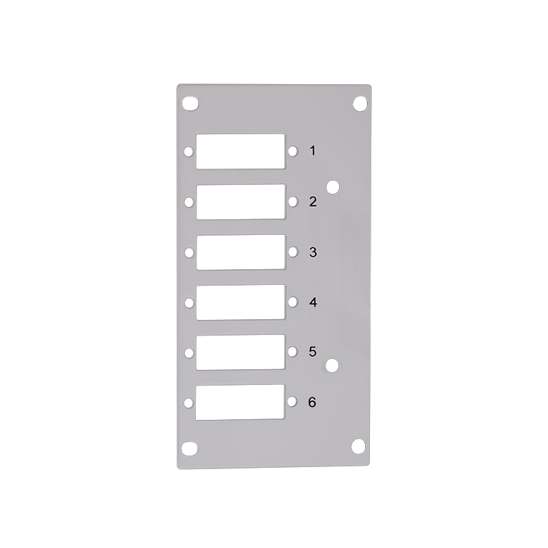 LogiLink Fiber optic front plate  6 SC-D / 6 LC-Q for splice distributor