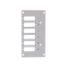 LogiLink Fiber optic front plate  6 SC-D / 6 LC-Q for splice distributor