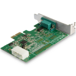 StarTech.com 1-port PCI Express RS232 Serial Adapter Kaart, PCIe RS232 Serial Host Controller Kaart, PCIe naar Serieel DB9, 16950 UART, Low Profile Uitbreidingskaart, Windows & Linux
