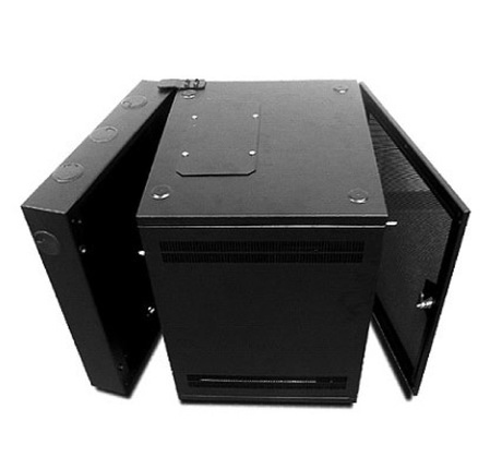 APC NetShelter WX 13U Väggmonterad rack Svart