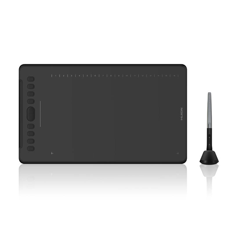 Image of HUION H1161 graphic tablet Black 5080 lpi 279.4 x 174.6 mm USB