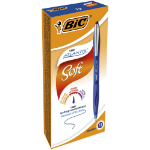 BIC Atlantis Soft Blue Clip-on retractable ballpoint pen Medium 12 pc(s)