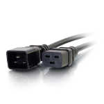 C2G Cbl/3m IEC 60320 C19-C20 Pwr Ext. Cord Zwart C19 stekker C20 stekker