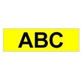 Brother TZ-S611 DirectLabel black on yellow extra strong Laminat 6mm x