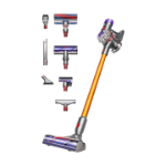 Dyson V8 Absolute 2-in-1 stick vacuum Battery Dry Bagless Silver, Yellow