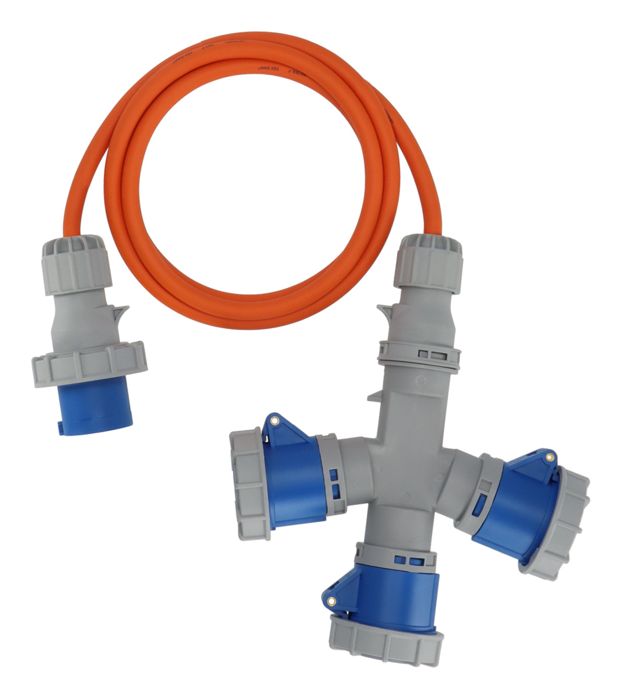 Brennenstuhl CEE Extension Lead with 3-Way Splitter