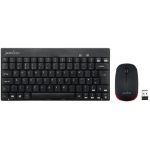 Perixx PERIDUO-712 Wireless Mini Keyboard and Mouse Set Black