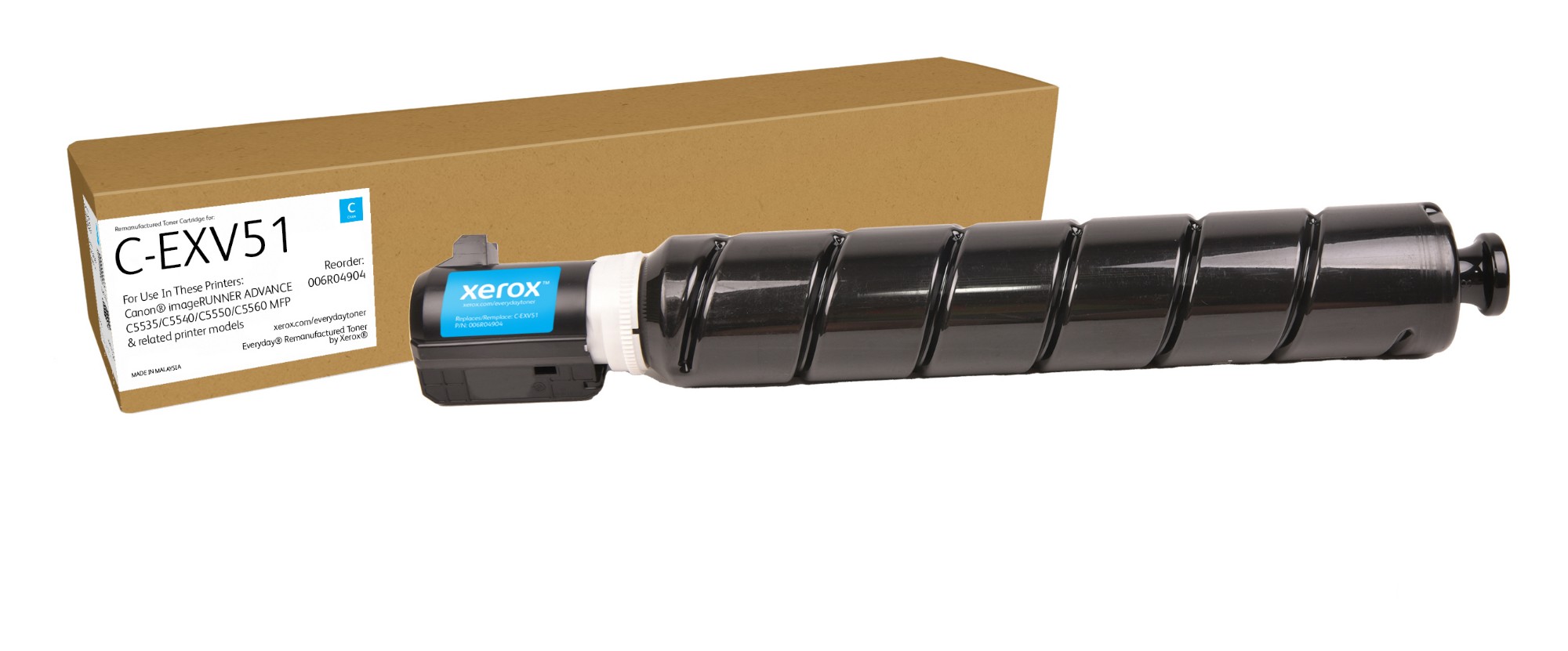 Xerox 006R04904 Toner-kit cyan, 60K pages (replaces Canon C-EXV51C) for Canon iR-C 5535