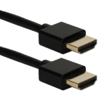 QVS HDMI UltraHD 4K, 6ft HDMI cable 70.9" (1.8 m) HDMI Type A (Standard) Black