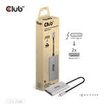 CLUB3D Thunderbolt™ 3 to DisplayPort™ Dual Monitor 4K60Hz M/F