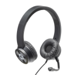 connektgear HP532 USB-C /A /3.5mm Headset with Boom Mic - Black Wired Head-band USB Type-C / USB Type-A