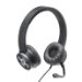 connektgear HP532 Triple Connector Headset with Boom Mic USB Type A & C & 3.5mm - Black