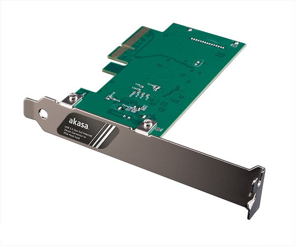 Akasa AK-PCCU3-08 interface cards/adapter Internal PCIe
