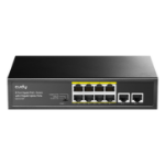 Cudy GS1010P network switch Gigabit Ethernet (10/100/1000) Power over Ethernet (PoE) Desktop/Wall-Mounting Black