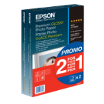 DPSB Epson Premium Glossy Photo Paper - 10 x 15cm - 2 x 40 Sheets