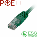 Cablenet 0.3m Cat6 RJ45 Green U/UTP PVC 24AWG Flush Moulded Booted Patch Lead (PK 100)