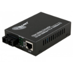 ALLNET ALL-MC105G-SC-SM netwerk media converter 1000 Mbit/s Single-mode Zwart