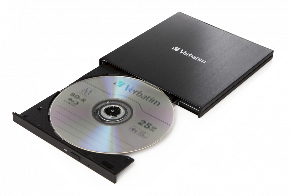 Image of Verbatim 43889 optical disc drive Blu-Ray RW Black