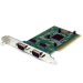 StarTech.com Tarjeta Adaptadora PCI de 2 Puertos Serie RS232 DB9 UART 16950 Serial