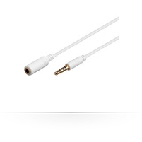 Image of Microconnect 3.5mm - 3.5mm, 5.0m audio cable 5 m White