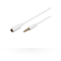 Microconnect 3.5mm - 3.5mm, 5.0m audio cable 5 m White