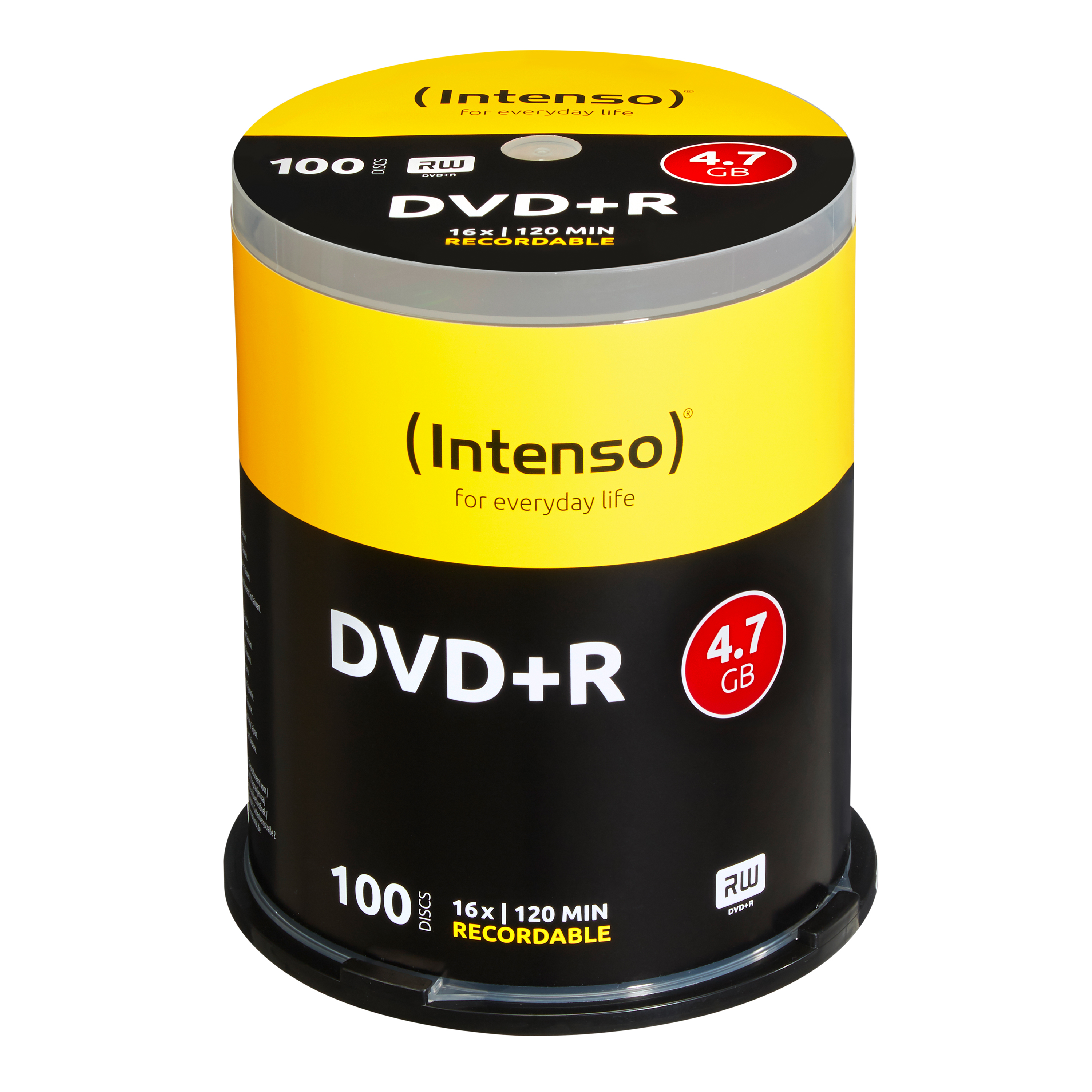 Image of Intenso 4111156 blank DVD 4.7 GB DVD+R 100 pc(s)