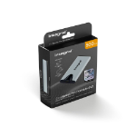 Integral SlimXpress Pro 500GB PORTABLE EXTERNAL SSD USB-C 3.2 GEN.2X2 SILVER R-2000MBs W-2000MBs USB-C to C CABLE USB-C TO A ADAPTER