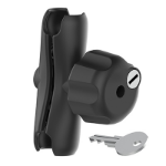 RAM Mounts Double Socket Arm with Steel Key Lock Knob