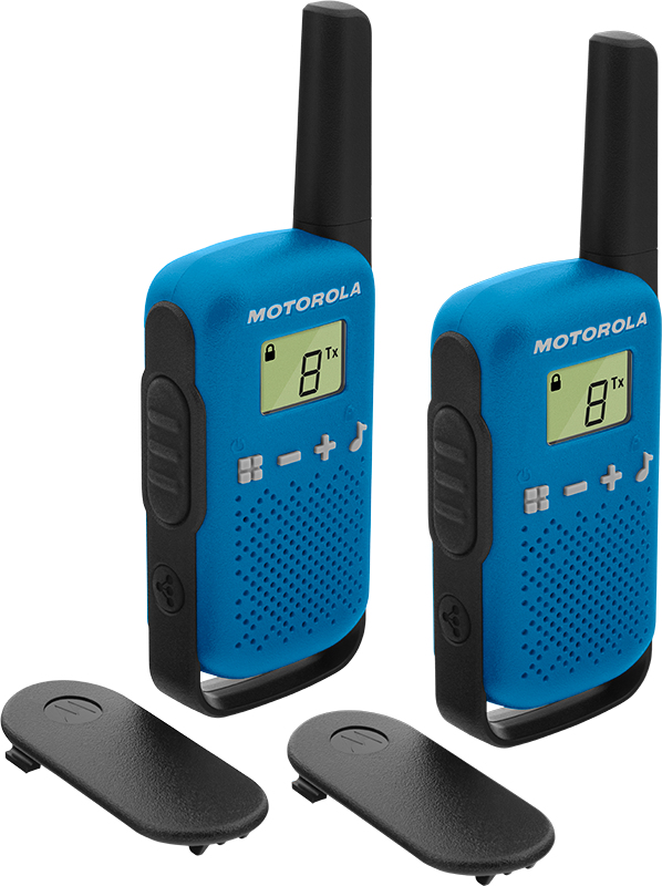 Image of Motorola TALKABOUT T42 two-way radio 16 channels Black, Blue