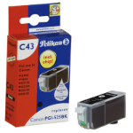 Pelikan 4106599/C43 Ink cartridge black pigmented, 384 pages ISO/IEC 19752 19ml (replaces Canon PGI-525PGBK) for Canon Pixma IP 4850/MG 5350/MG 6150/MG 6250/MX 885