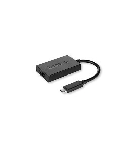 Lenovo USB C - HDMI USB-grafikadapter Svart