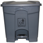 CLEANLINK RUBBISH BIN WITH BULLET LID WITH PEDAL 30 L