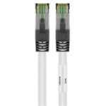 Goobay CAT 8.1 Patch Cord, S/FTP (PiMF), white, 1m