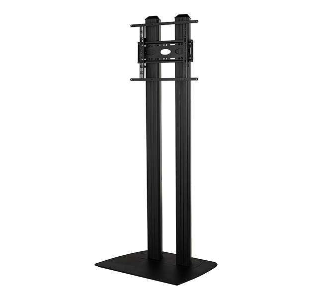 Image of B-Tech Universal Flat Screen Floor Stand (VESA 600 x 400) - Twin...