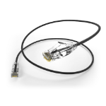 UNC CS6A-30F-BLK networking cable Black 300" (7.62 m) Cat6a