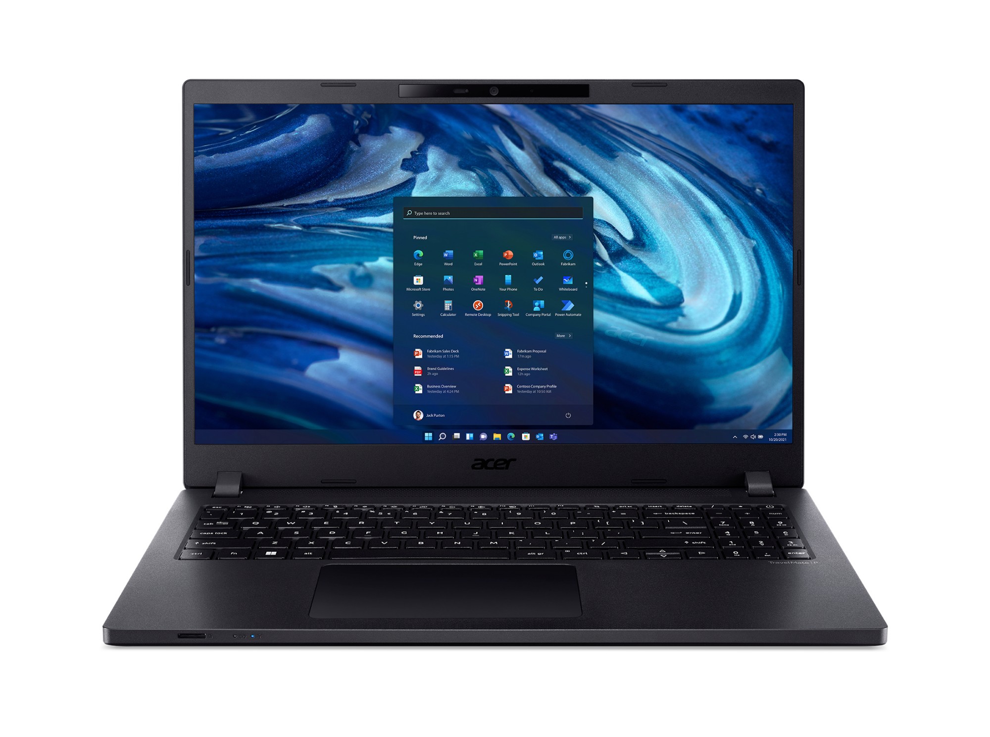 Acer TravelMate P2 TMP215-54 Notebook 39.6 cm (15.6") Full HD Intel® Core™ i5 i5-1235U 8 GB DDR4-SDRAM 256 GB SSD Wi-Fi 6 (802.11ax) Windows 10 Pro Black