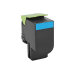 Lexmark 80C0SCG toner cartridge 1 pc(s) Original Cyan