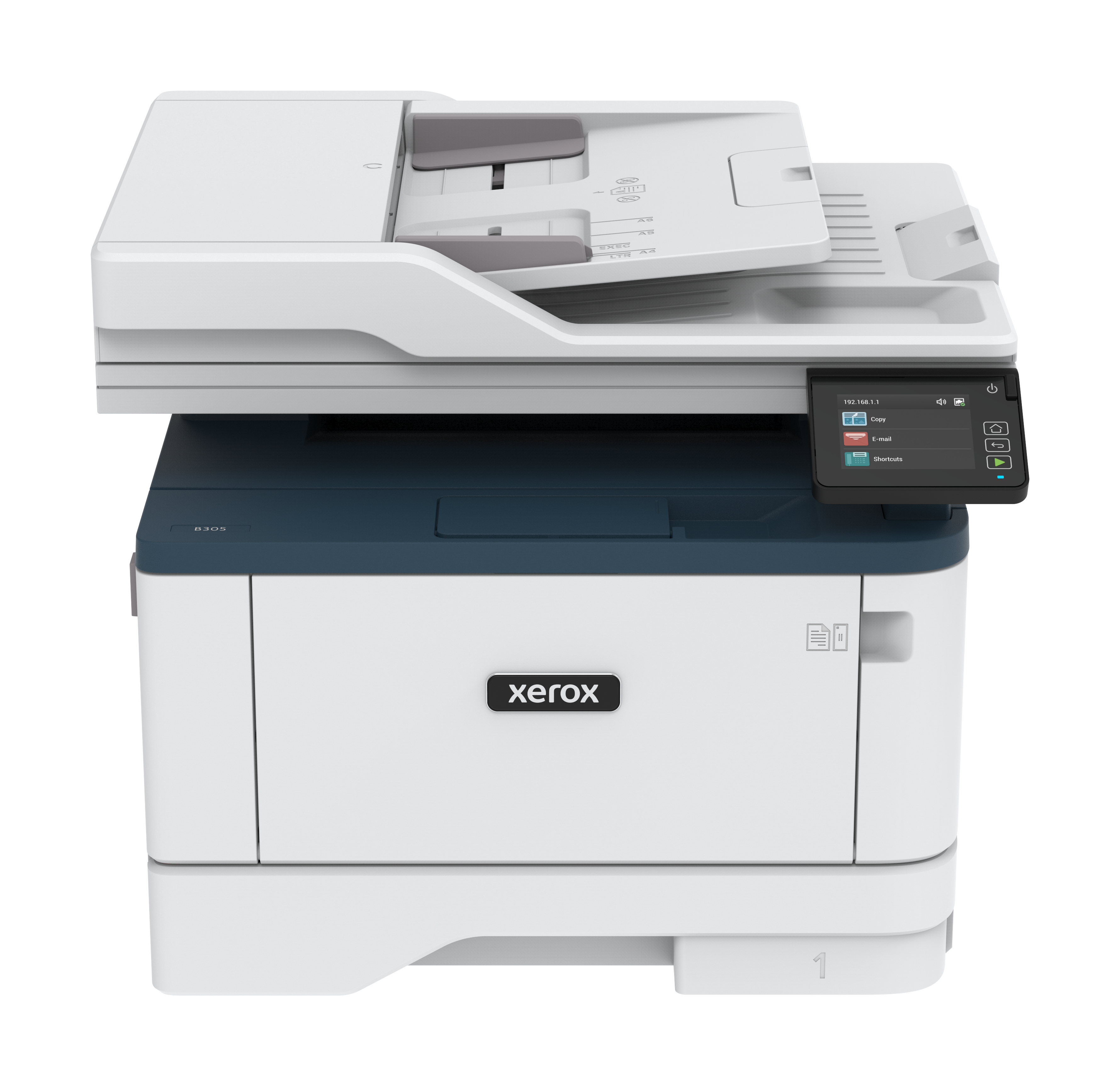 Image of Xerox B305 Multifunction Printer, Print/Scan/Copy, Black and White...
