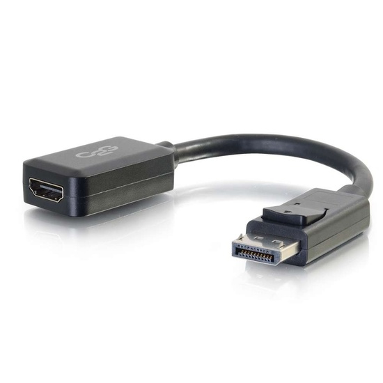 Photos - Cable (video, audio, USB) C2G 8in DisplayPort™ Male to HDMI Female Adapter Converter - Black 54322 