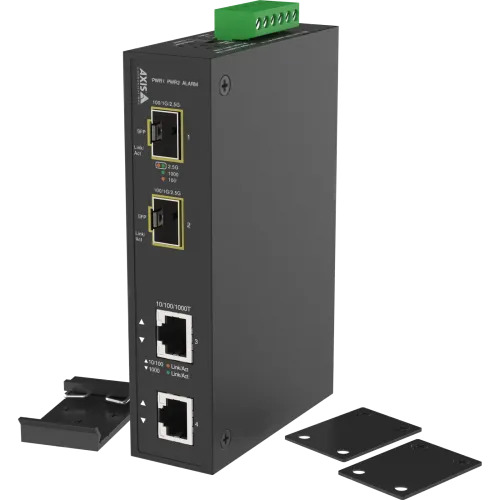 Axis TU8008 network media converter Black