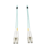 Tripp Lite N820-04M 10Gb Duplex Multimode 50/125 OM3 LSZH Fiber Patch Cable (LC/LC) - Aqua, 4M (13 ft.)