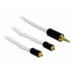 DeLOCK 85848 audio cable 1.2 m 2.5mm 2x MMCX White