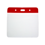 Digital ID Vinyl Red Top Card Holders - 102x83mm (Pack of 100)