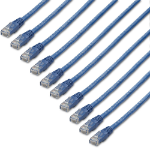 StarTech.com C6PATCH1BL10PK networking cable Blue 12" (0.305 m) Cat6 U/UTP (UTP)