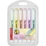 STABILO swing cool Pastel marker 6 pc(s) Chisel tip Multicolour